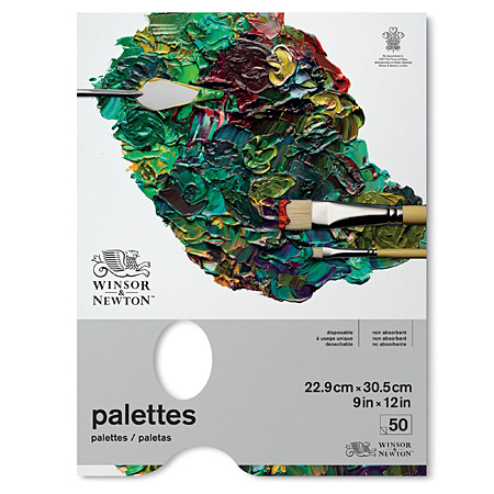 Winsor & Newton Tear-off palette - 50 sheets pad - 22.9x30.5cm