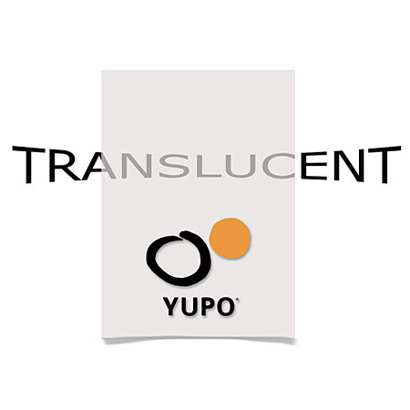 Yupo Translucent - mixed media paper 100% polypropyleen - doorschijnend - vel 153gr/m² - 63x96cm