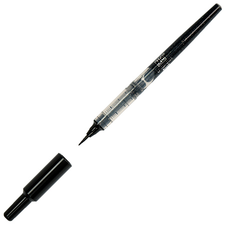 Zig Letter Pen Cocoiro - viltstiftvulling - penseelpunt (0,3mm) - zwart