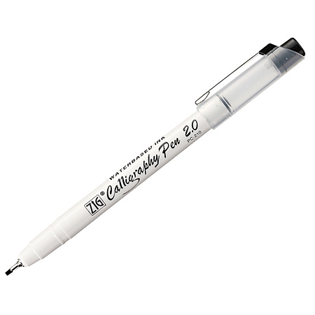 Zig Calligraphy Pen - feutre calligraphie - pointe carrée - 2mm - noir