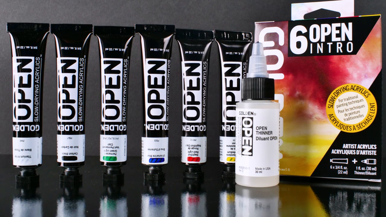 Golden Open Artist Acrylic Paints and Sets